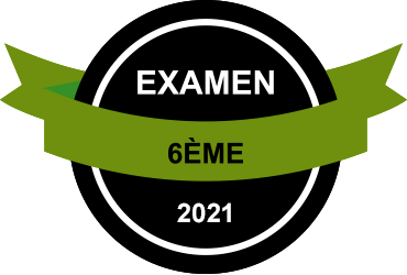 Concours 6éme 2021 - SVT 