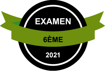 Concours 6éme 2021 - Math - français - Anglais - SVT - Arabe - corrigé